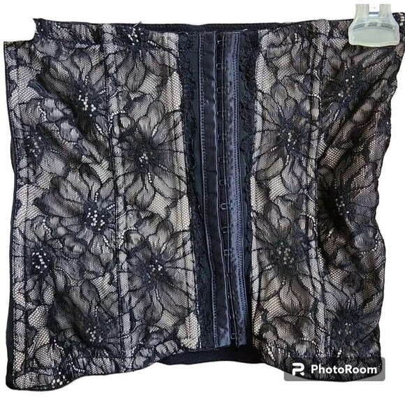 Maidenform Black Corset Size Small Lace - Picture 1 of 4